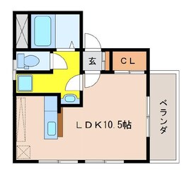 第１三重野コーポの物件間取画像